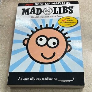 Kids Word Game - Blue and Black